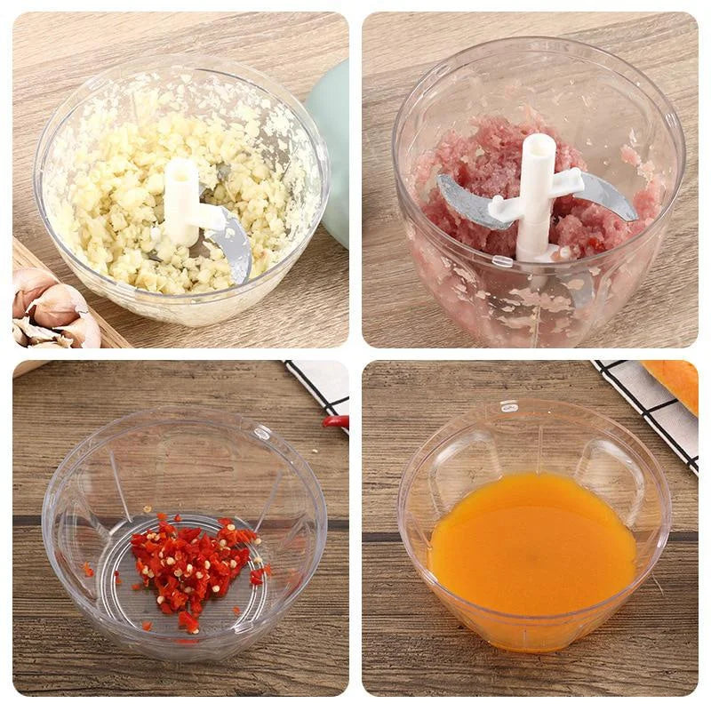 Súper Chopper Compacto para Cocina Rápida, Limpia y Sin Cables